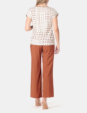 Pantalón relaxed Punt Roma amplio para mujer