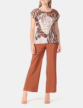 Pantalón relaxed Punt Roma amplio para mujer