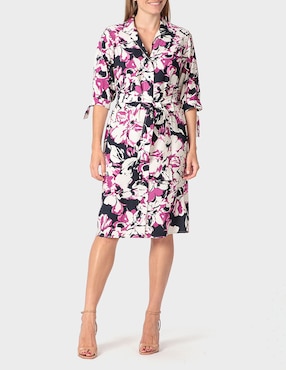 Vestido a la rodilla casual Punt Roma para mujer