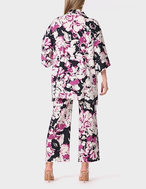 Pantalón coulotte Punt Roma straight para mujer