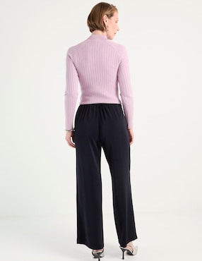 Pantalón easy pant Punt Roma wide leg para mujer