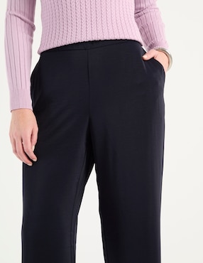 Pantalón easy pant Punt Roma wide leg para mujer