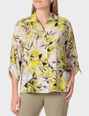 Blusa túnica Punt Roma manga 3/4 para mujer