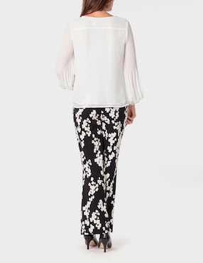 Pantalón relaxed Punt Roma regular para mujer