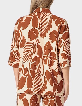 Blusa Punt Roma manga al codo para mujer