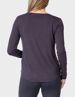 Playera manga corta Punt Roma cuello redondo para mujer
