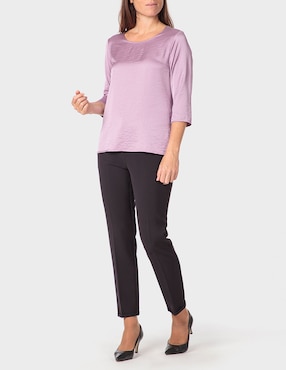 Blusa túnica Punt Roma manga 3/4 para mujer