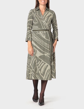 Vestido midi casual Punt Roma para mujer
