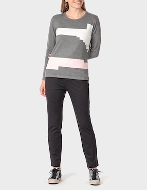 Pantalón Punt Roma regular para mujer