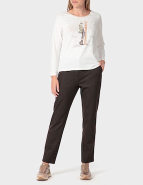 Pantalón Punt Roma slim para mujer