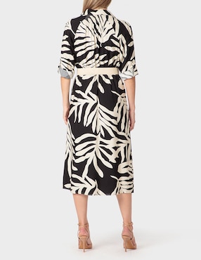 Vestido midi casual Punt Roma para mujer