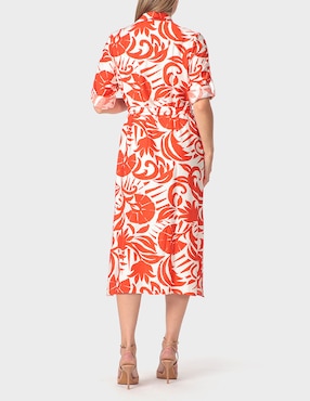 Vestido midi casual Punt Roma para mujer