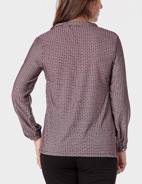 Blusa Punt Roma manga larga para mujer