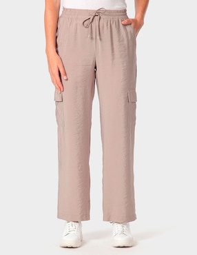 Pantalón cargo Punt Roma straight para mujer