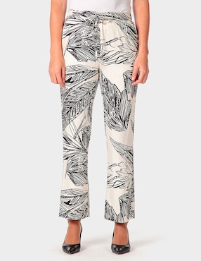 Pantalón Punt Roma straight para mujer