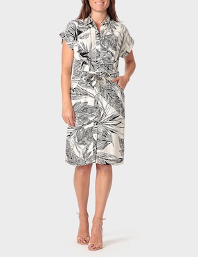 Vestido a la rodilla casual Punt Roma para mujer