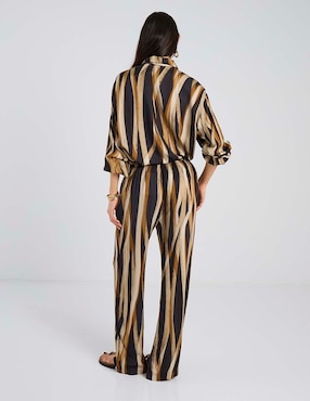 Pantalón Punt Roma straight para mujer