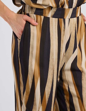 Pantalón Punt Roma straight para mujer
