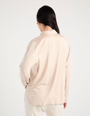Blusa Punt Roma manga larga para mujer
