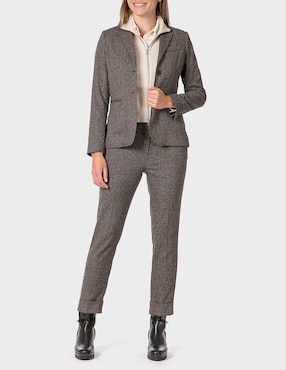 Pantalón Punt Roma straight para mujer