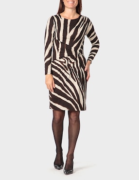 Vestido a la rodilla casual Punt Roma para mujer