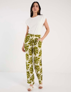 Pantalón easy pant Punt Roma straight para mujer