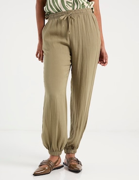 Pantalón Punt Roma straight para mujer