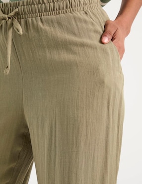 Pantalón Punt Roma straight para mujer