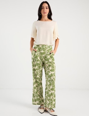Pantalón relaxed Punt Roma amplio para mujer