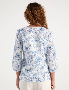 Blusa Punt Roma manga 3/4 para mujer