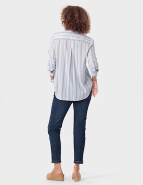 Pantalón Punt Roma skinny para mujer