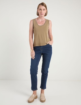 Pantalón Punt Roma skinny para mujer