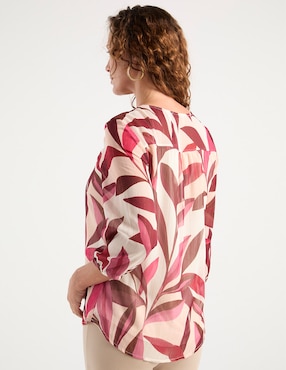 Blusa Punt Roma manga 3/4 para mujer