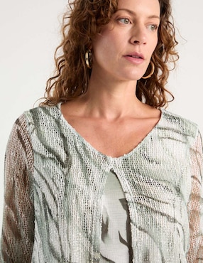 Blusa Punt Roma manga 3/4 para mujer
