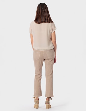 Blusa Punt Roma manga corta para mujer