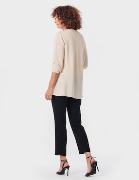 Pantalón de vestir Punt Roma slim para mujer