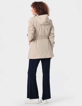 Gabardina con bolsillos Punt Roma para mujer