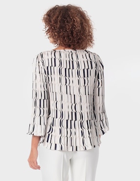 Blusa Punt Roma manga 3/4 para mujer