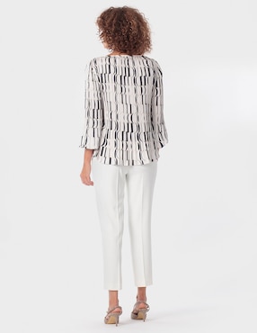 Blusa Punt Roma manga 3/4 para mujer