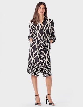 Vestido 3/4 casual Punt Roma para mujer