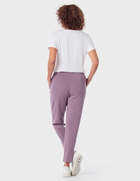 Playera manga corta Punt Roma cuello redondo para mujer