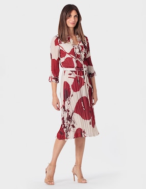 Vestido midi casual Punt Roma para mujer