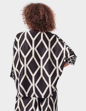 Blusa Punt Roma manga 3/4 para mujer