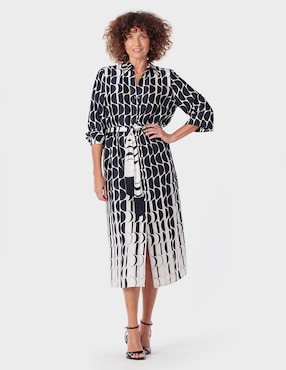 Vestido midi casual Punt Roma para mujer