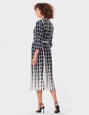 Vestido midi casual Punt Roma para mujer