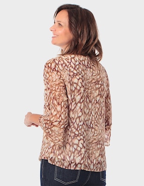 Blusa Punt Roma manga 3/4 para mujer