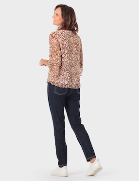 Blusa Punt Roma manga 3/4 para mujer
