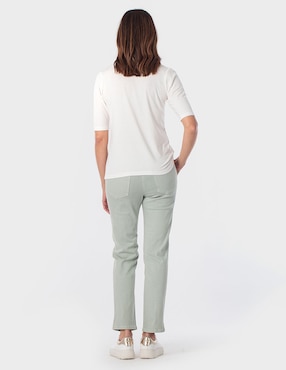 Pantalón capri Punt Roma slim para mujer