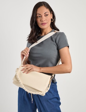 Bolsa flap Punt Roma para mujer