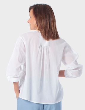 Blusa Punt Roma manga 3/4 para mujer